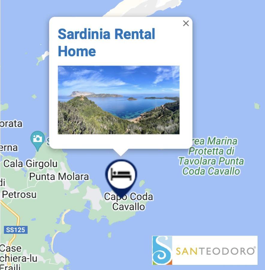 San Teodoro Punta Est Fantastico Trilocale Vista Mare Capo Coda Cavallo Exterior foto